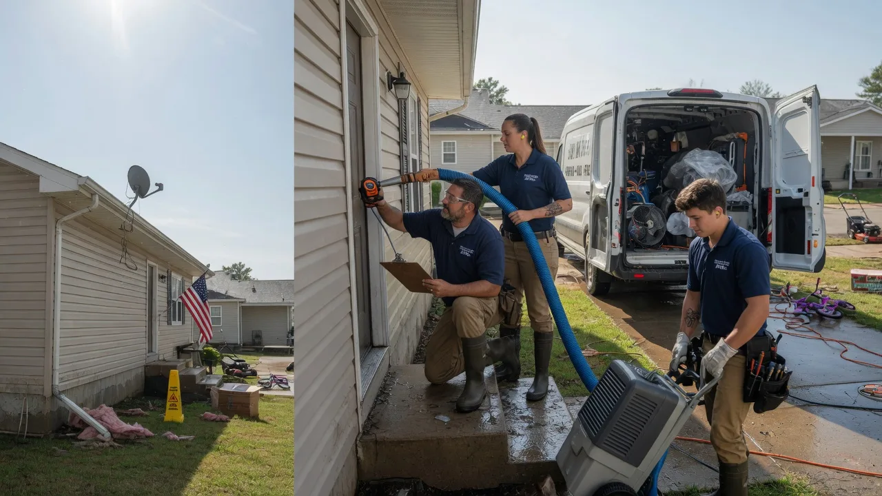 Ceiling Water Damage Restoration in Brownsville, WI near me